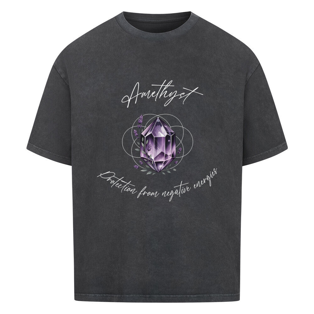 Amethyst - Cosmic Flow Oversize Shirt - Lunaura