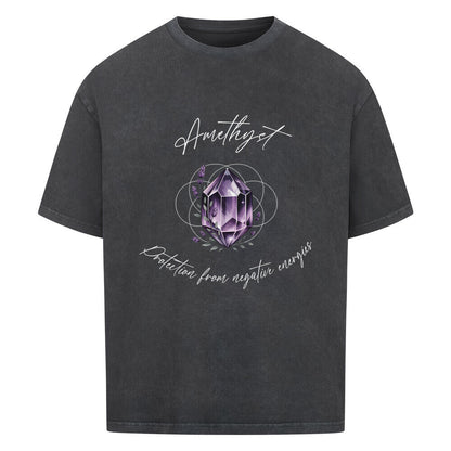 Amethyst - Cosmic Flow Oversize Shirt - Lunaura