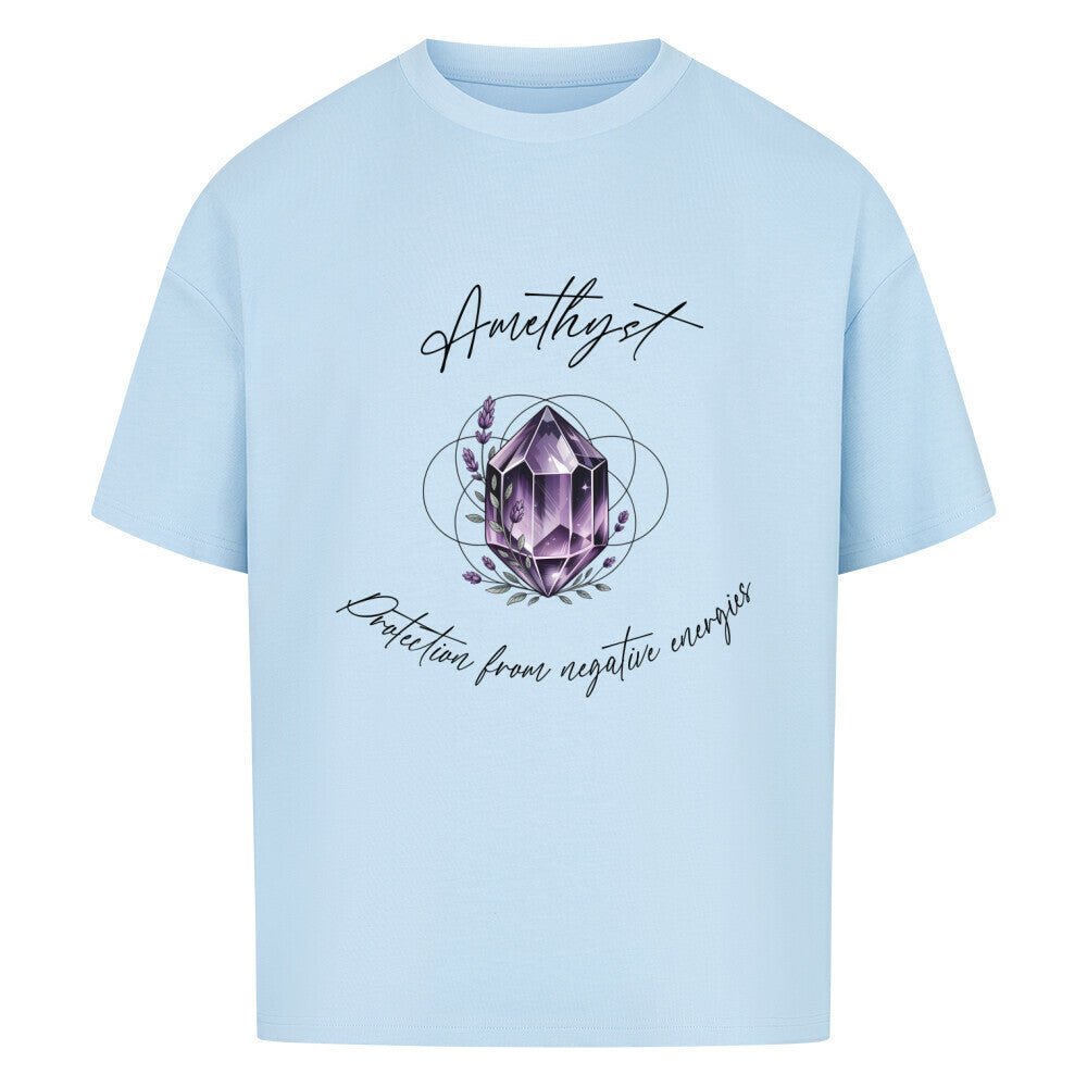 Amethyst - Cosmic Flow Oversize Shirt - Lunaura