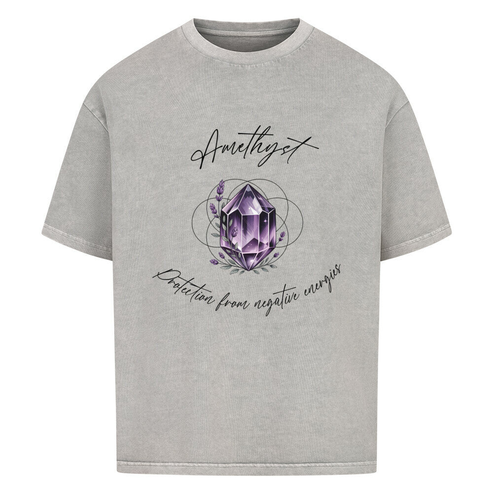 Amethyst - Cosmic Flow Oversize Shirt - Lunaura