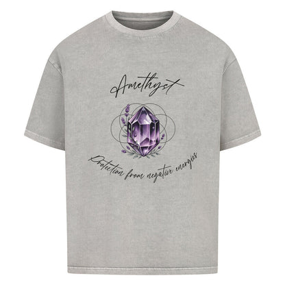 Amethyst - Cosmic Flow Oversize Shirt - Lunaura