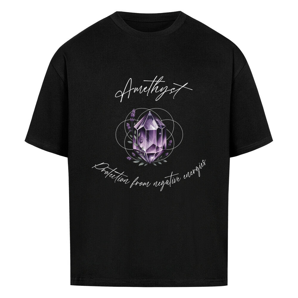 Amethyst - Cosmic Flow Oversize Shirt - Lunaura