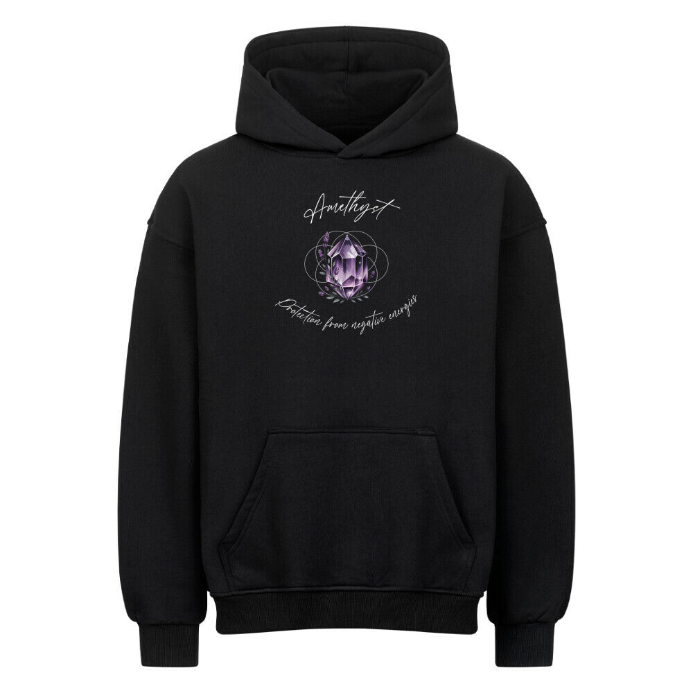 Amethyst - Shadow Shell Oversize Hoodie - Lunaura