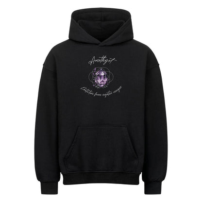 Amethyst - Shadow Shell Oversize Hoodie - Lunaura