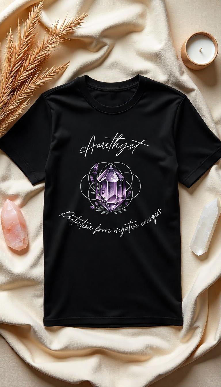 Amethyst - Unisex Organic T-Shirt - Lunaura
