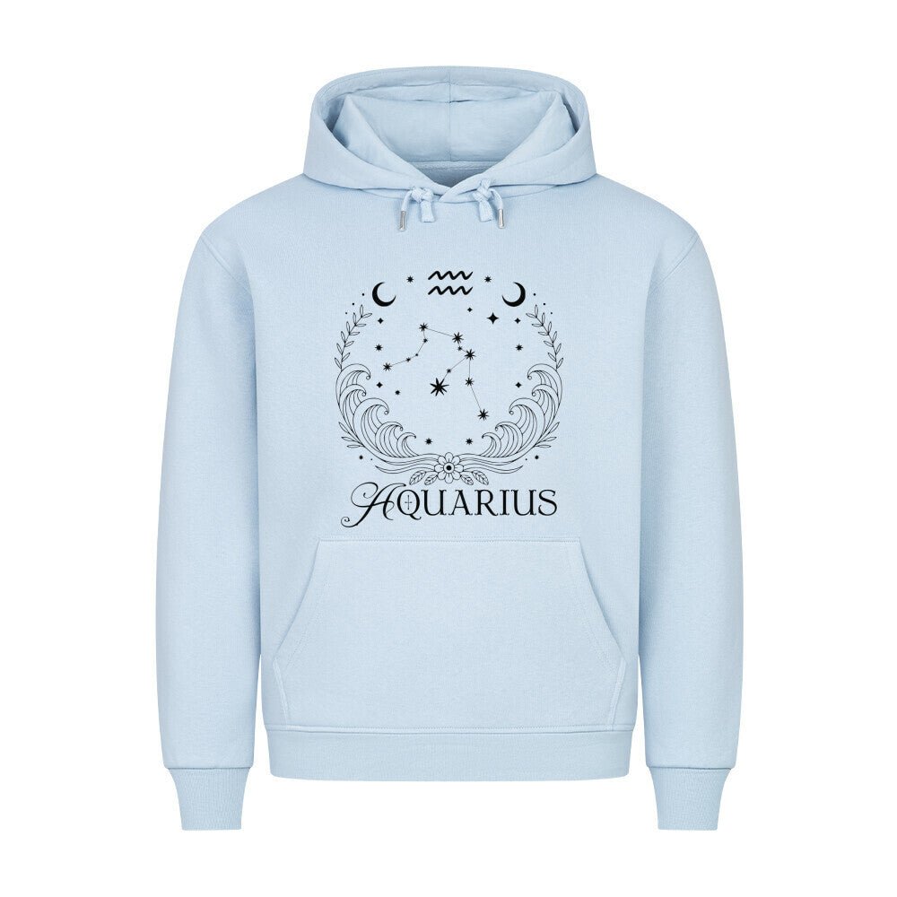 Aquarius - Wassermann Cosmic Comfort Hoodie - Lunaura