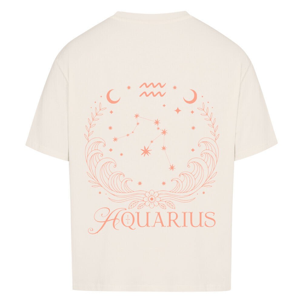 Aquarius - Wassermann Cosmic Flow Oversize Shirt - Lunaura