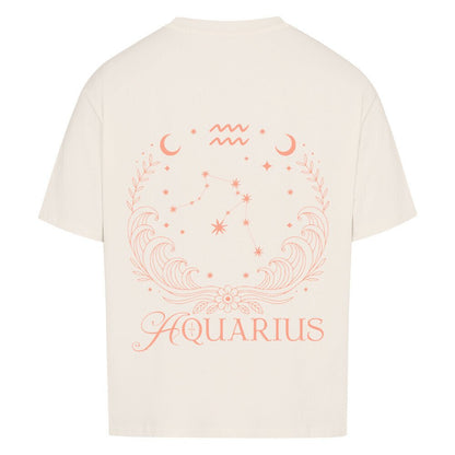 Aquarius - Wassermann Cosmic Flow Oversize Shirt - Lunaura