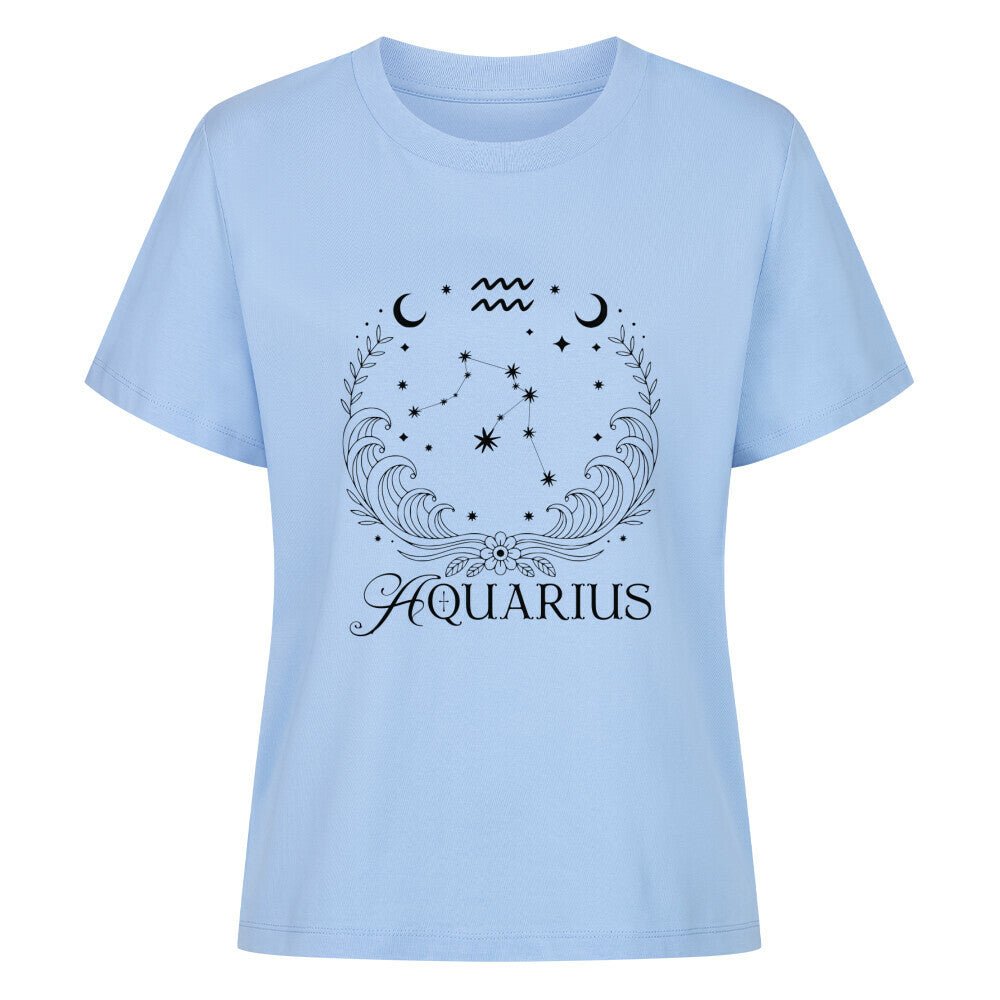 Aquarius - Wassermann SoulFit Organic Women Shirt - Lunaura