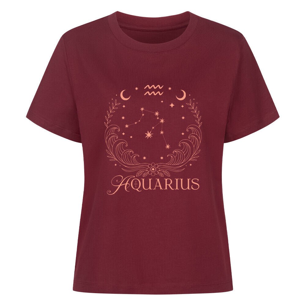Aquarius - Wassermann SoulFit Organic Women Shirt - Lunaura