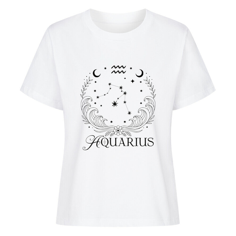 Aquarius - Wassermann SoulFit Organic Women Shirt - Lunaura