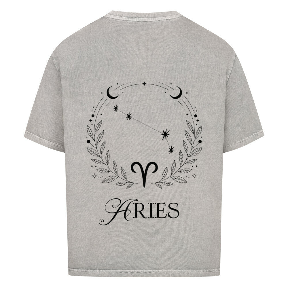Aries - Widder Cosmic Flow Oversize Shirt - Lunaura
