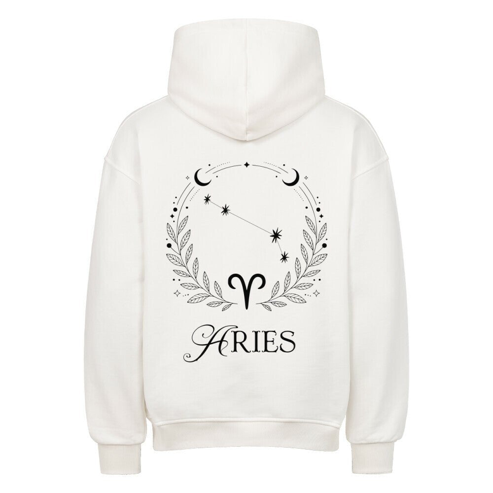 Aries - Widder Shadow Shell Oversize Hoodie - Lunaura