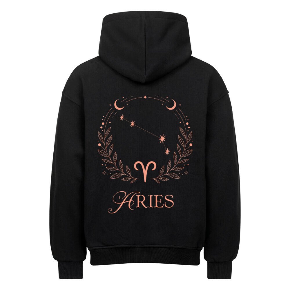 Aries - Widder Shadow Shell Oversize Hoodie - Lunaura