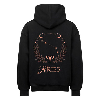 Aries - Widder Shadow Shell Oversize Hoodie - Lunaura