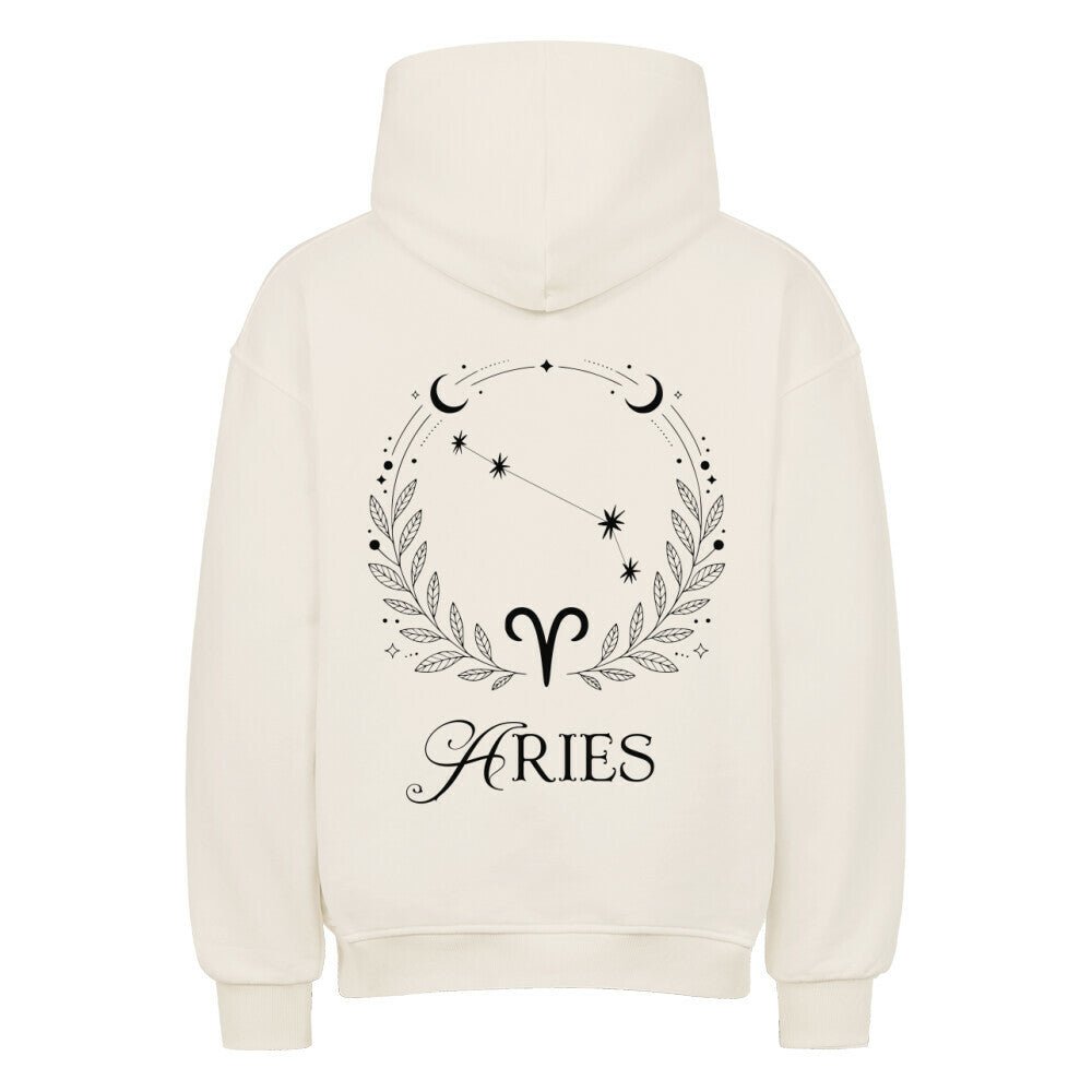 Aries - Widder Shadow Shell Oversize Hoodie - Lunaura