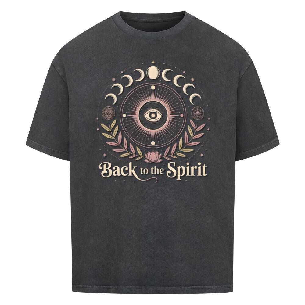 Back To The Spirit - Cosmic Flow Oversize Shirt - Lunaura
