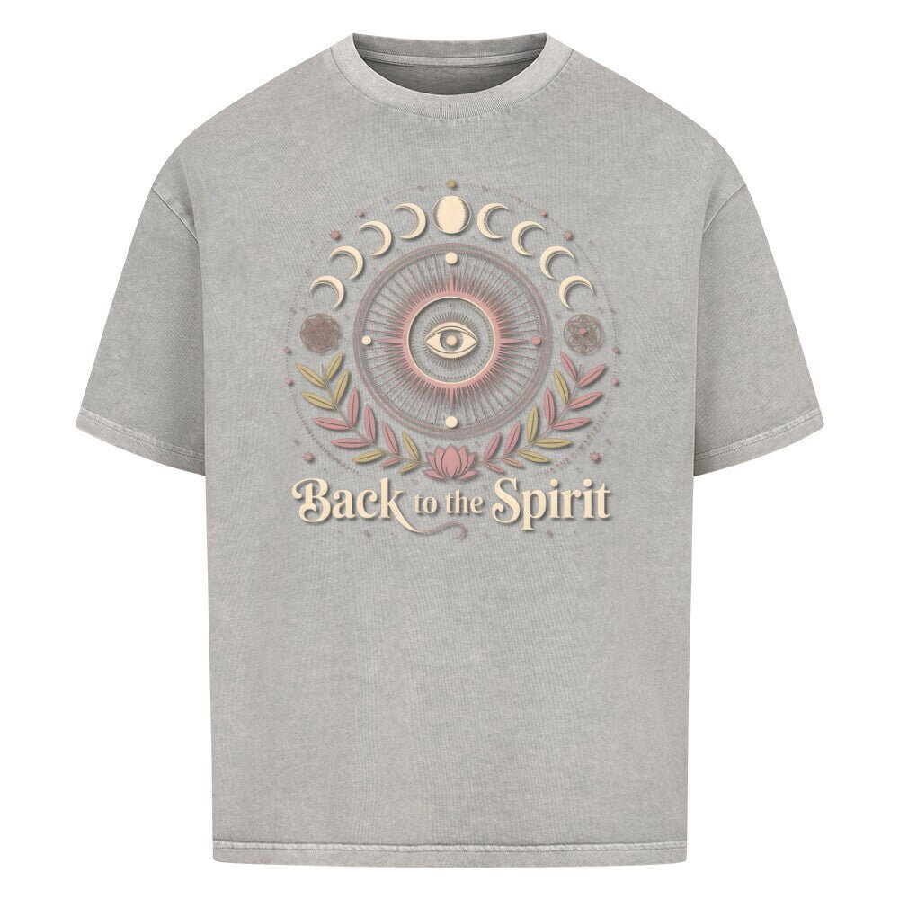 Back To The Spirit - Cosmic Flow Oversize Shirt - Lunaura