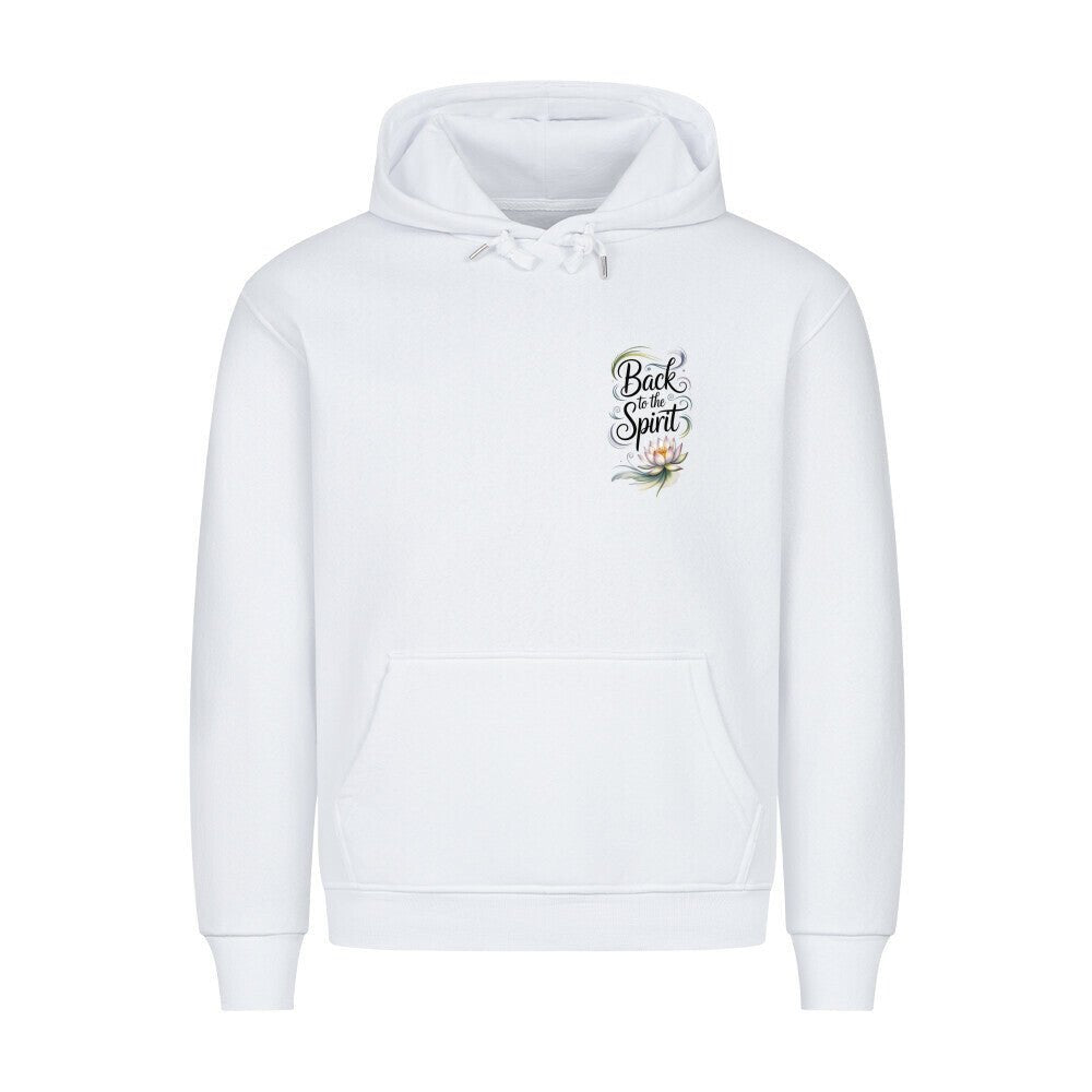 Back To The Spirit Flower - Cosmic Comfort Hoodie - Lunaura