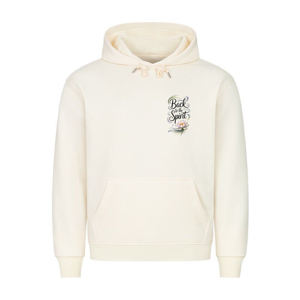 Back To The Spirit Flower - Cosmic Comfort Hoodie - Lunaura