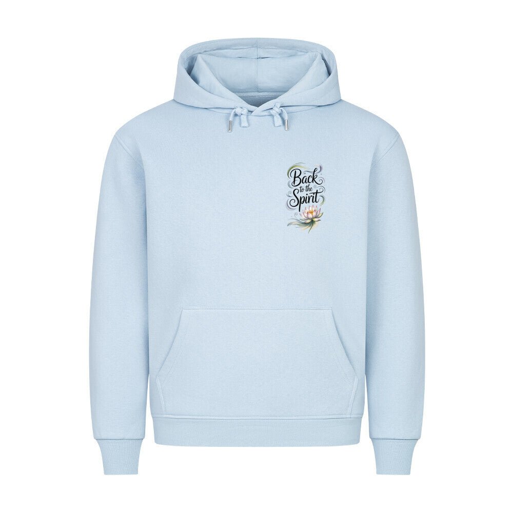 Back To The Spirit Flower - Cosmic Comfort Hoodie - Lunaura