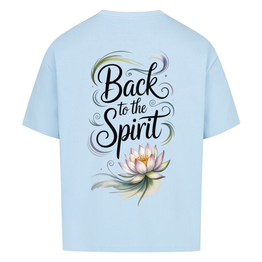 Back To The Spirit Flower - Cosmic Flow Oversize Shirt - Lunaura