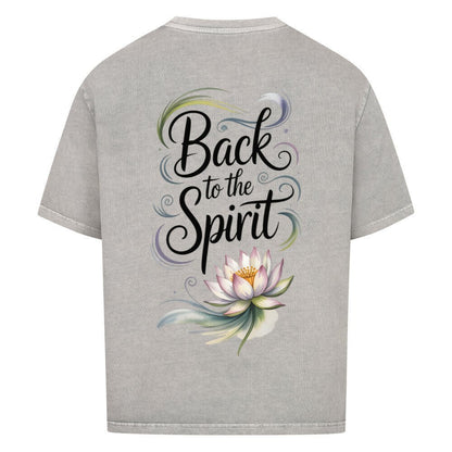 Back To The Spirit Flower - Cosmic Flow Oversize Shirt - Lunaura