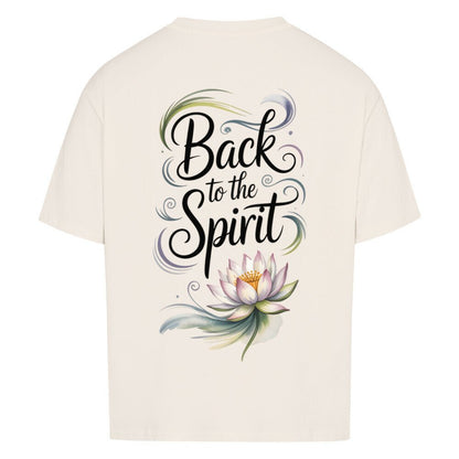 Back To The Spirit Flower - Cosmic Flow Oversize Shirt - Lunaura