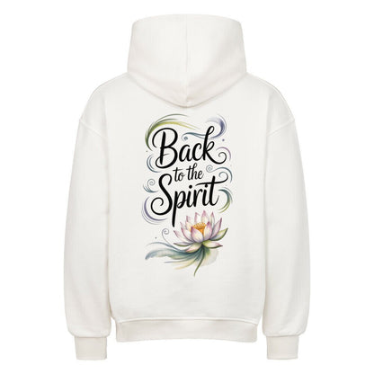Back To The Spirit Flower - Shadow Shell Oversize Hoodie - Lunaura