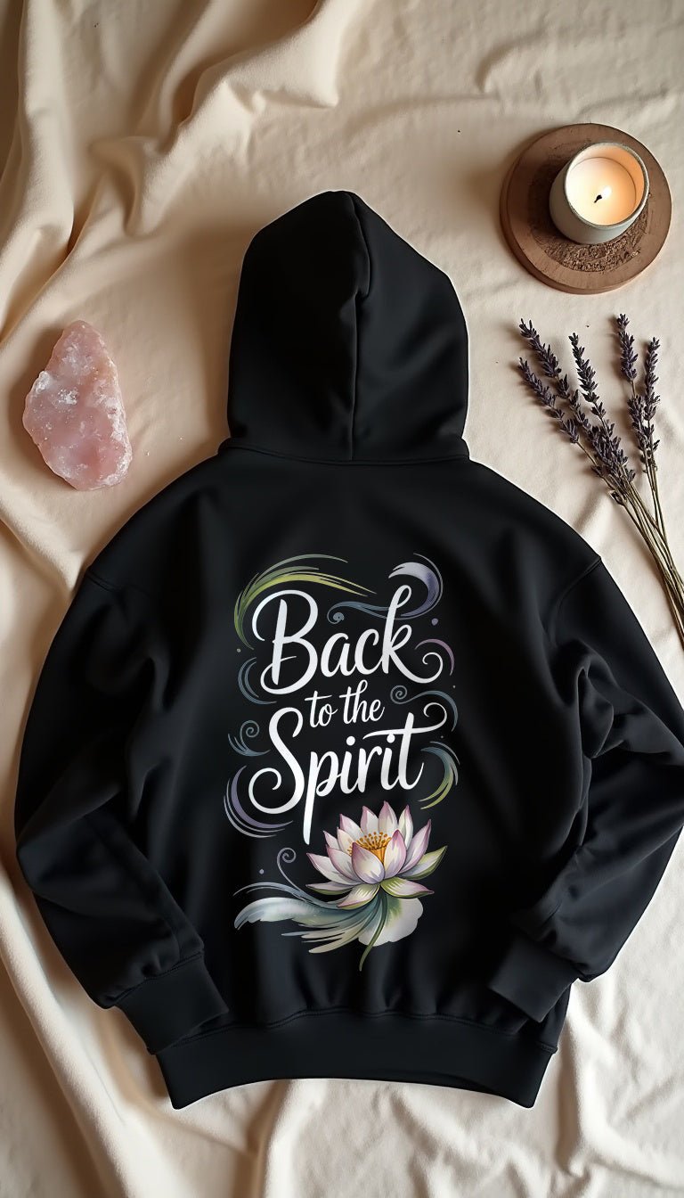 Back To The Spirit Flower - Shadow Shell Oversize Hoodie - Lunaura