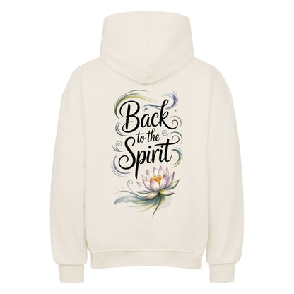 Back To The Spirit Flower - Shadow Shell Oversize Hoodie - Lunaura