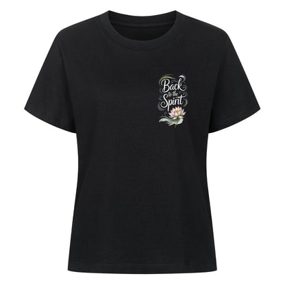 Back To The Spirit Flower - SoulFit Organic Women Shirt - Lunaura