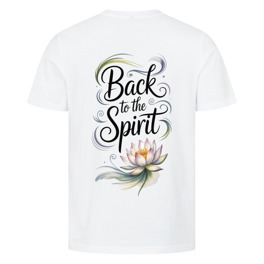 Back To The Spirit Flower - Unisex Organic T-Shirt - Lunaura