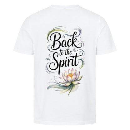Back To The Spirit Flower - Unisex Organic T-Shirt - Lunaura