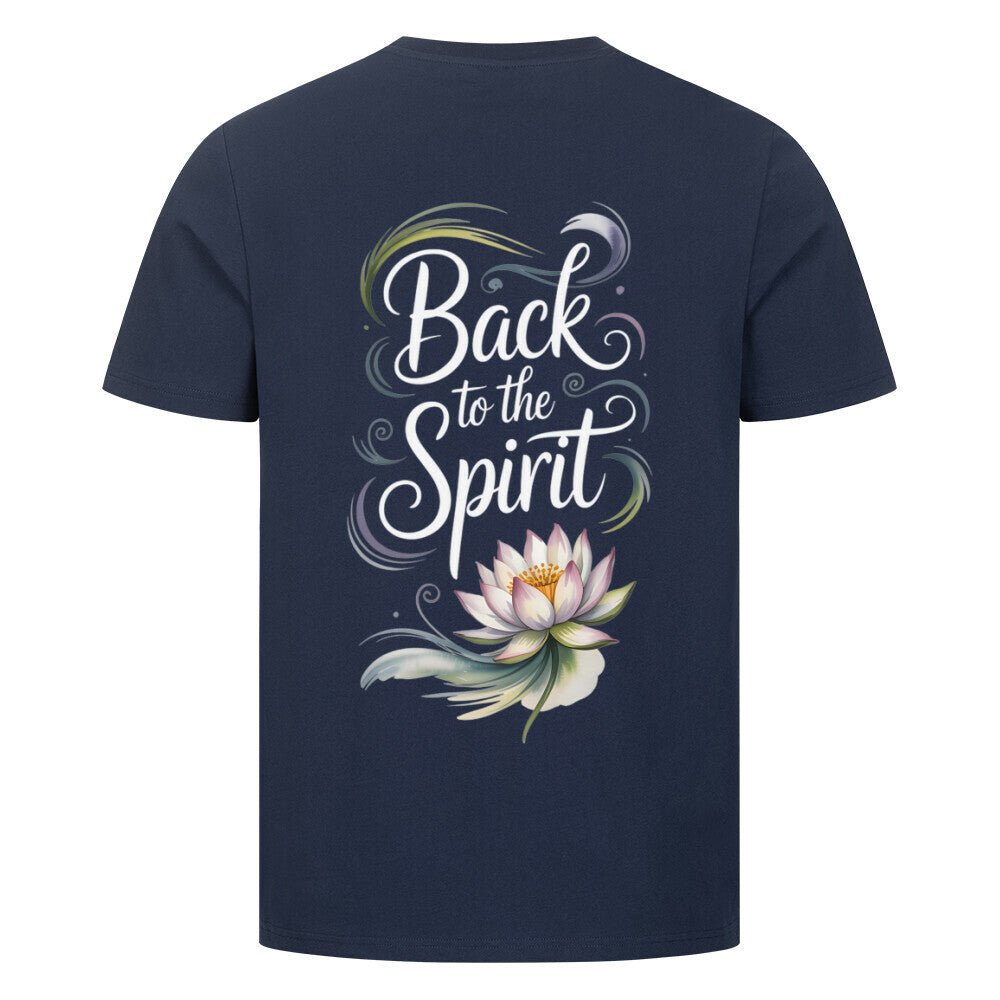 Back To The Spirit Flower - Unisex Organic T-Shirt - Lunaura