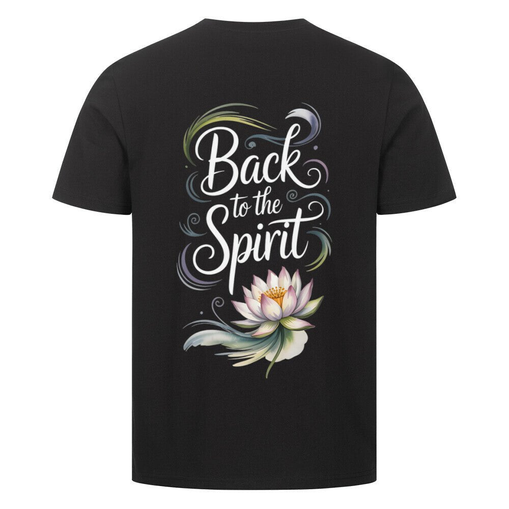 Back To The Spirit Flower - Unisex Organic T-Shirt - Lunaura