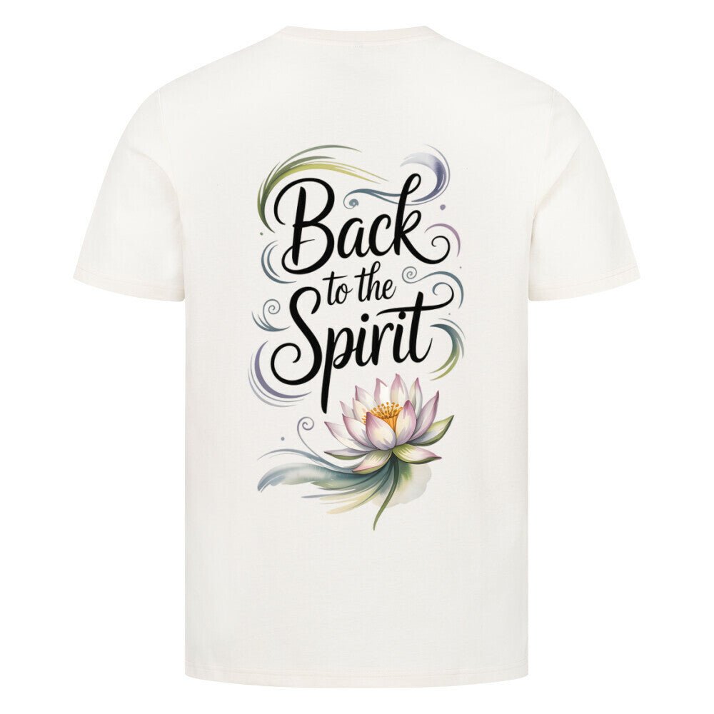 Back To The Spirit Flower - Unisex Organic T-Shirt - Lunaura