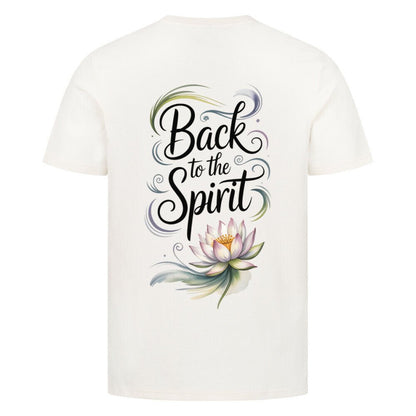 Back To The Spirit Flower - Unisex Organic T-Shirt - Lunaura