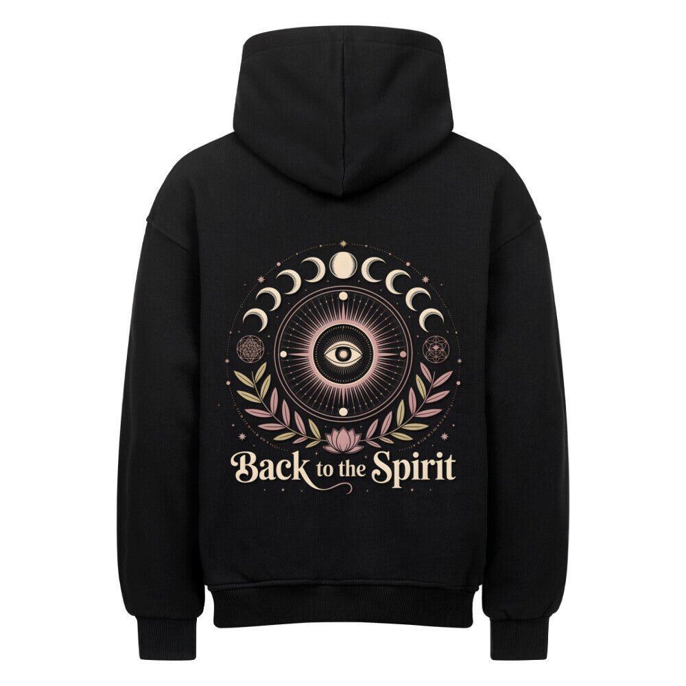 Back To The Spirit - Shadow Shell Oversize Hoodie - Lunaura