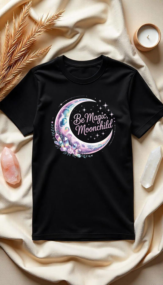 Be Magic, Moonchild - Unisex Organic T-Shirt - Lunaura