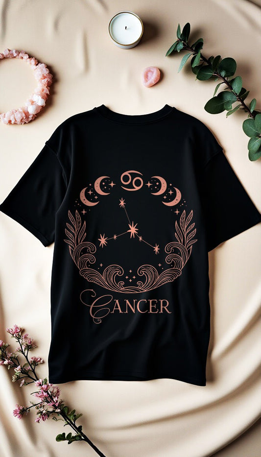 Cancer - Krebs Cosmic Flow Oversize Shirt - Lunaura
