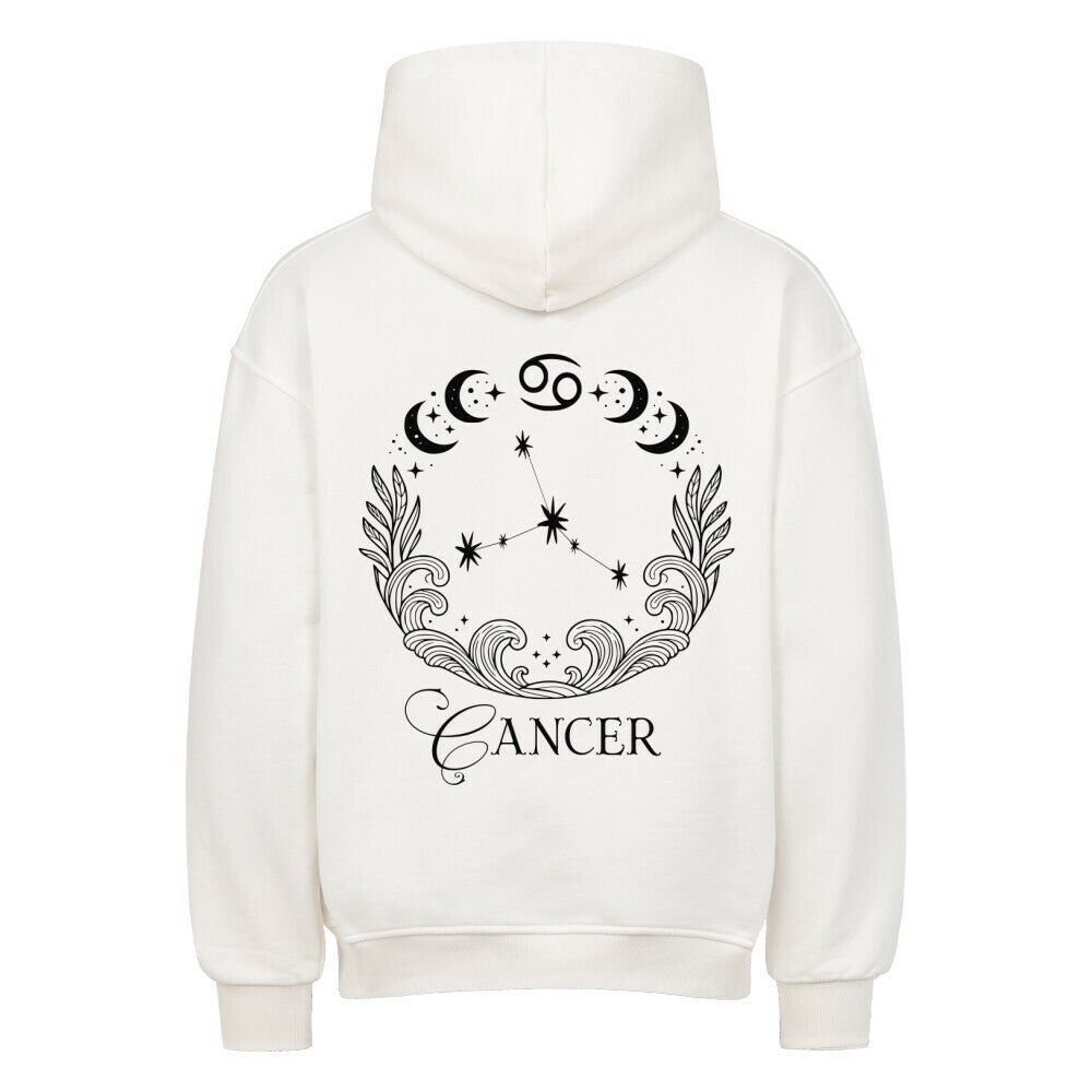 Cancer - Krebs Shadow Shell Oversize Hoodie - Lunaura