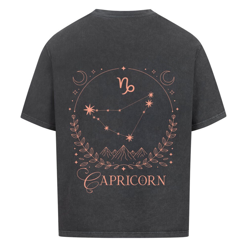 Capricorn - Steinbock Cosmic Flow Oversize Shirt - Lunaura