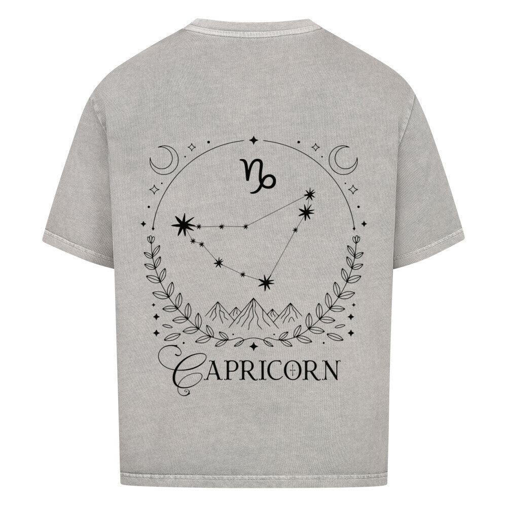 Capricorn - Steinbock Cosmic Flow Oversize Shirt - Lunaura
