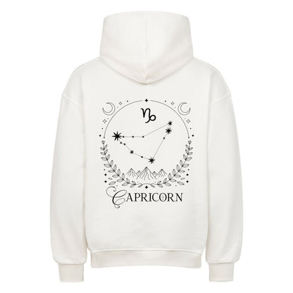 Capricorn - Steinbock Shadow Shell Oversize Hoodie - Lunaura