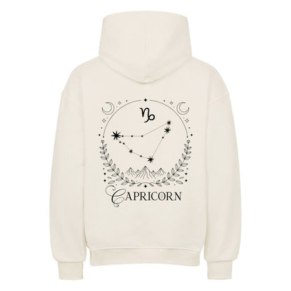 Capricorn - Steinbock Shadow Shell Oversize Hoodie - Lunaura