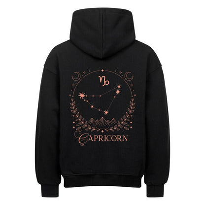 Capricorn - Steinbock Shadow Shell Oversize Hoodie - Lunaura