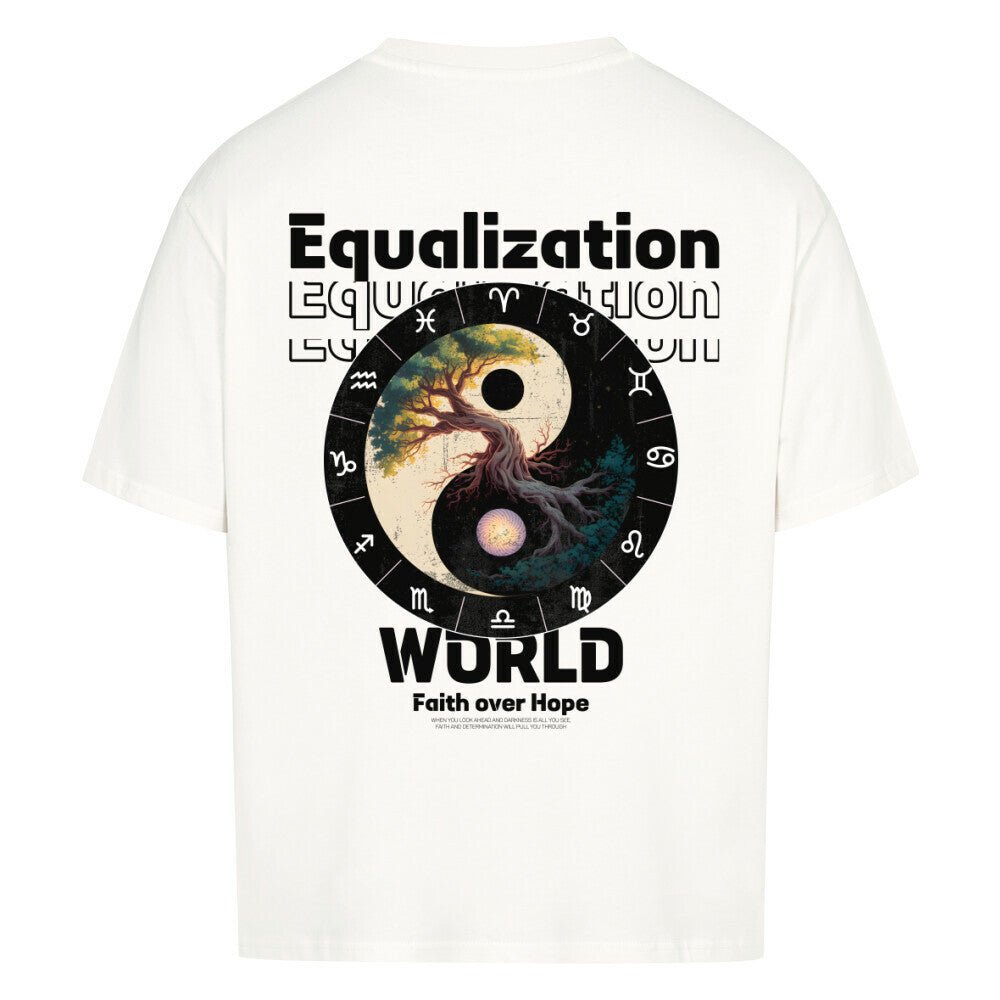 Equalization - Cosmic Flow Oversize Shirt - Lunaura