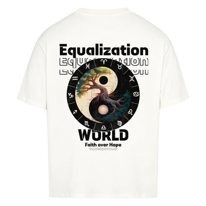 Equalization - Cosmic Flow Oversize Shirt - Lunaura