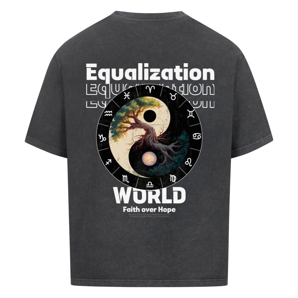 Equalization - Cosmic Flow Oversize Shirt - Lunaura